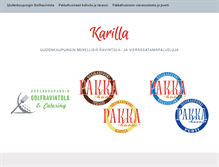 Tablet Screenshot of karilla.fi